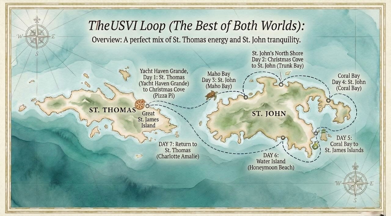 USVI Loop Itinerary