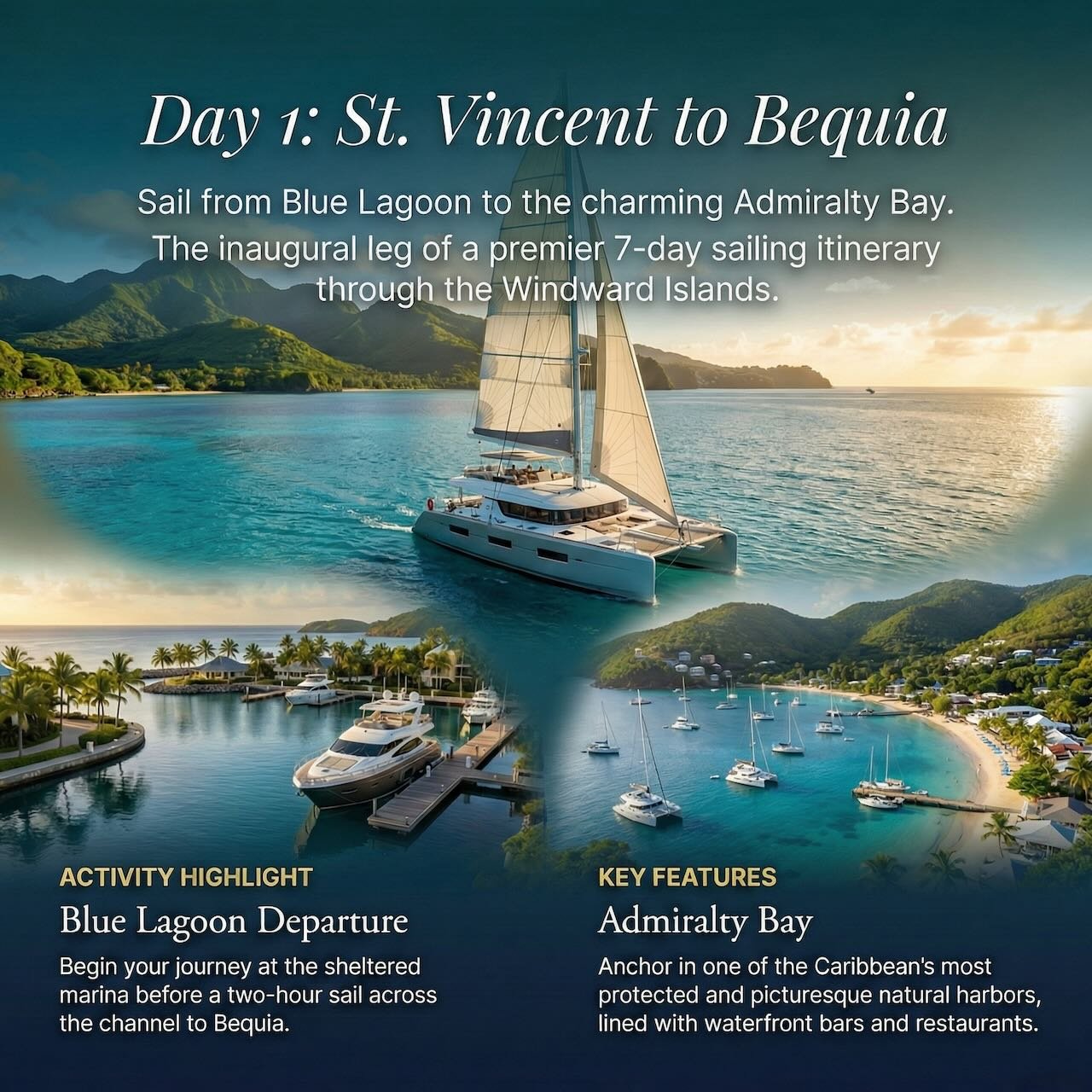 Windward Southbound Itinerary Day1