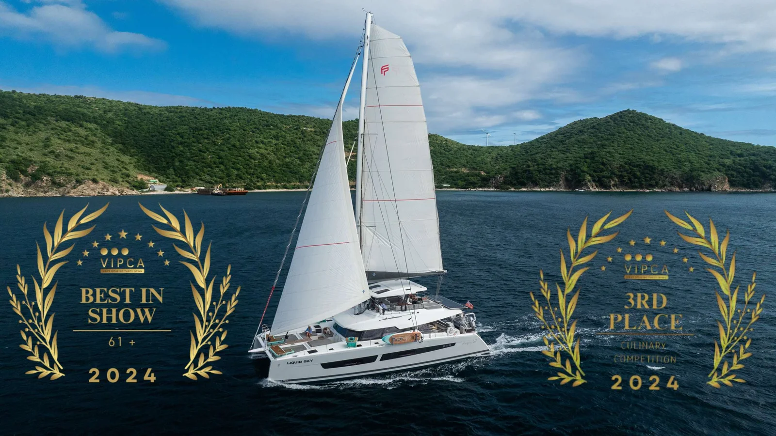 Liquid Sky 67-foot Fountaine Pajot catamaran with pay 6 get 7 yacht charter deal