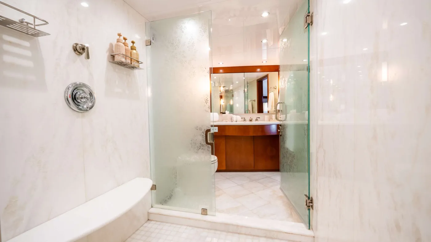 <p>Master Ensuite – Featuring Jack and Jill Sinks and a Rain Shower</p>