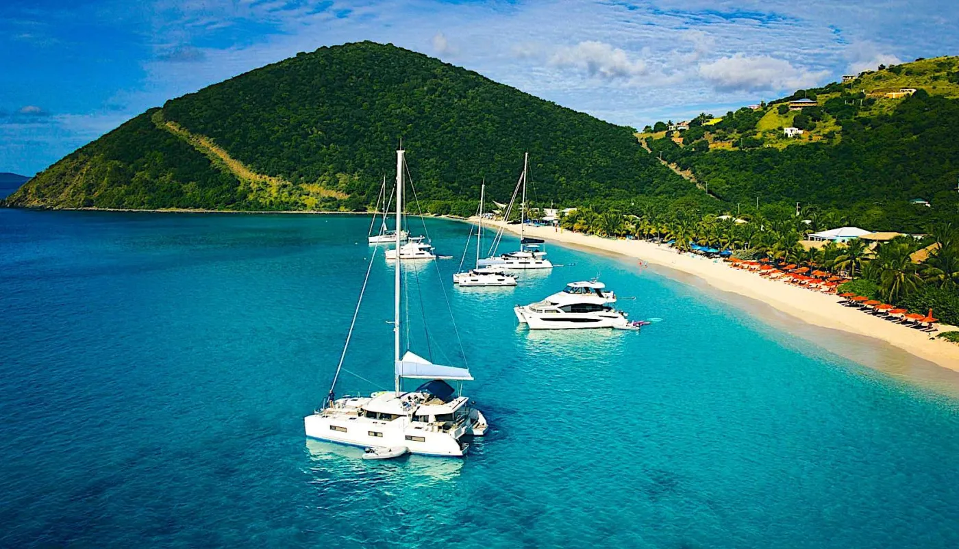 <p>Anchored on White Bay, Jost Van Dyke</p>