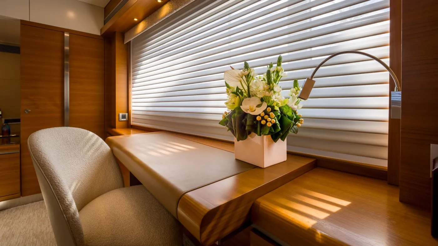 <p>Master Stateroom Vanity</p>