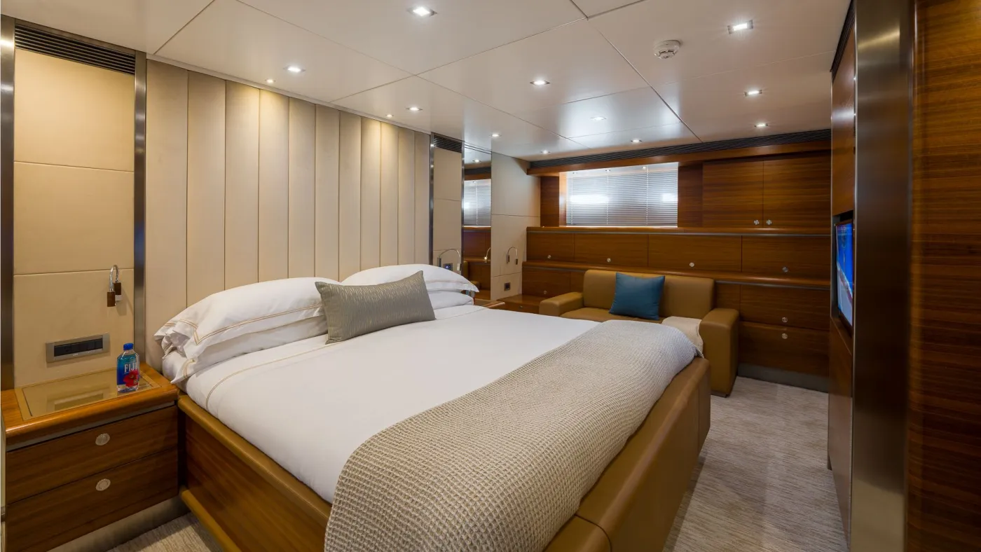 <p>VIP King Stateroom</p>