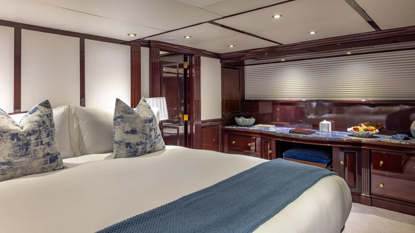 <p>VIP King Stateroom</p>