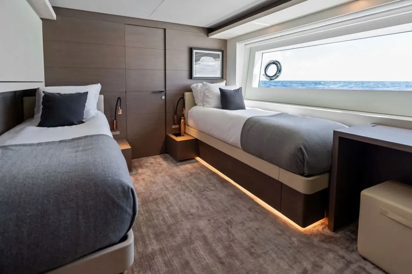 <p>TWIN GUEST CABIN</p>