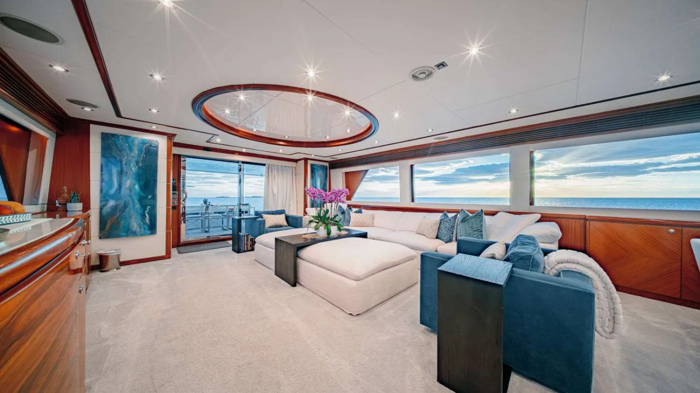 Main Salon Looking Aft