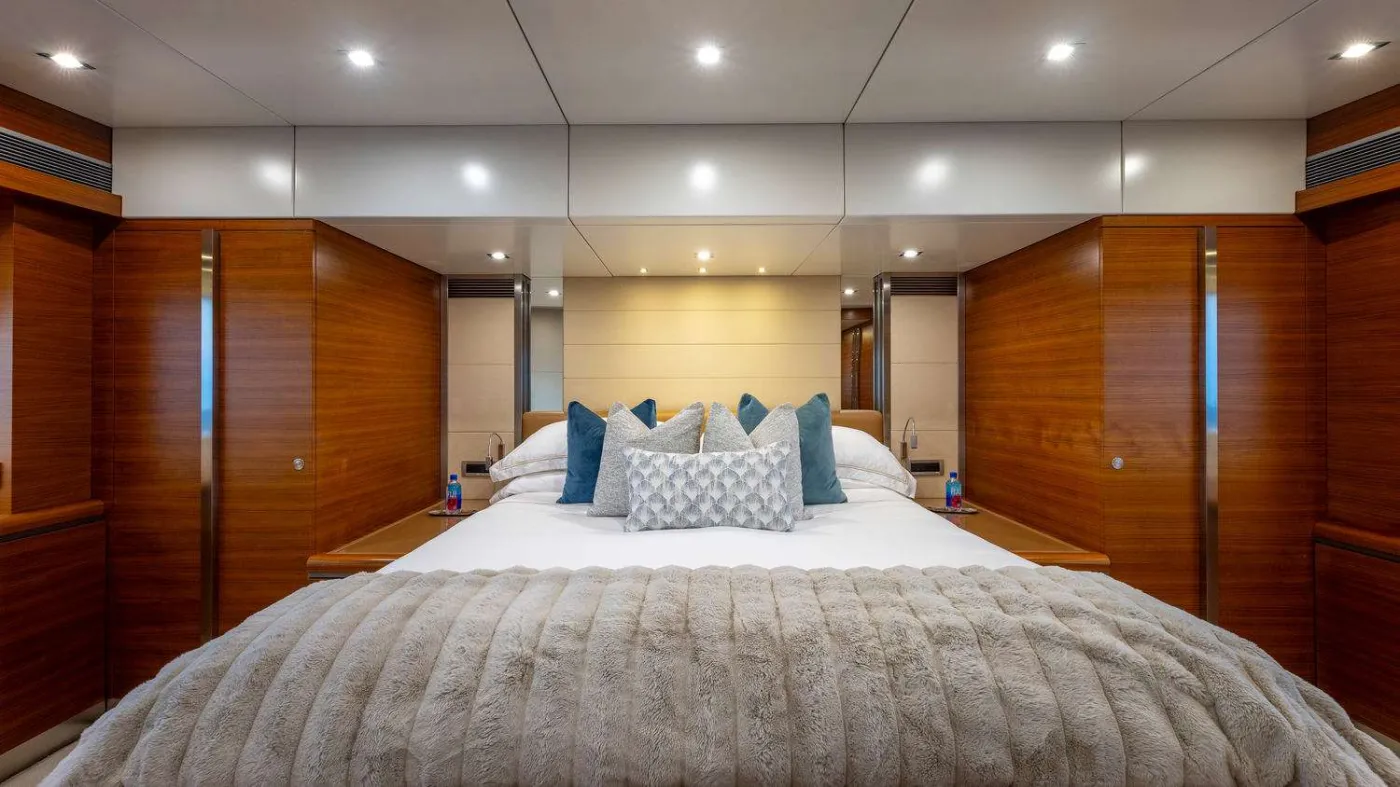 <p>On Deck Master King Stateroom</p>