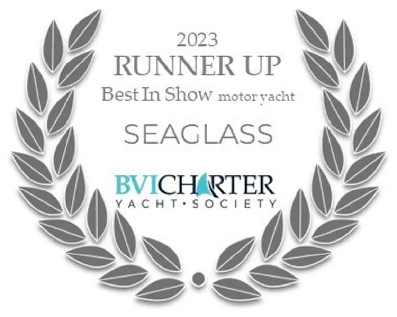 2023 Best Motor Yacht Runner Up BVI Charter Yacht Show
