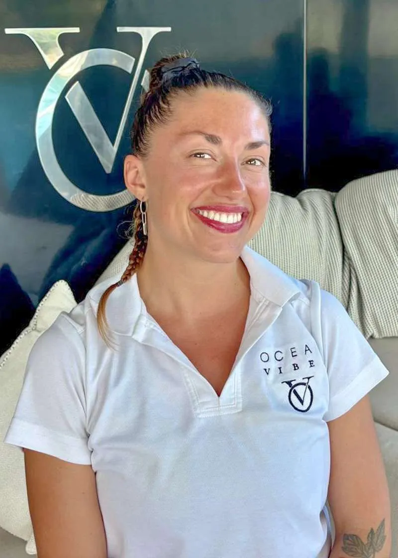 Delphine Hazledine Chief Stewardess
