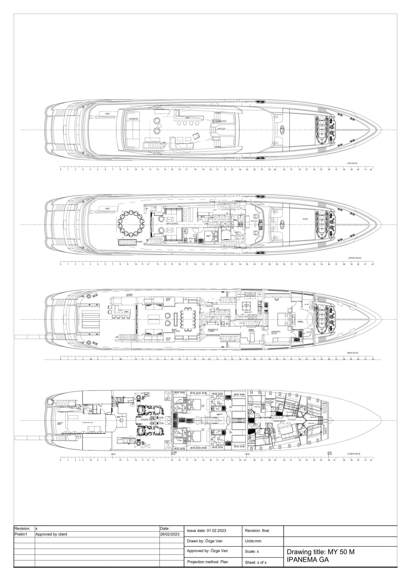 Yacht Layout