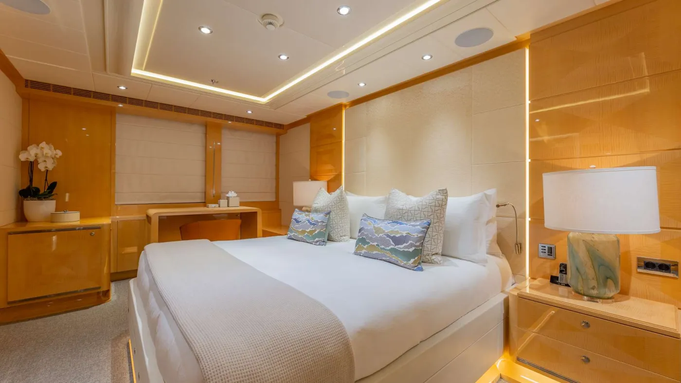 <p>VIP King Stateroom</p>