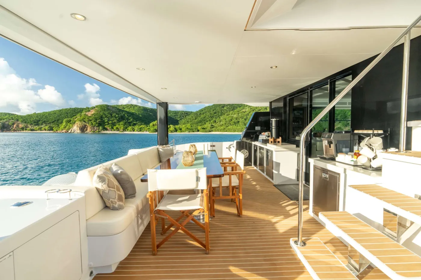 Aft deck