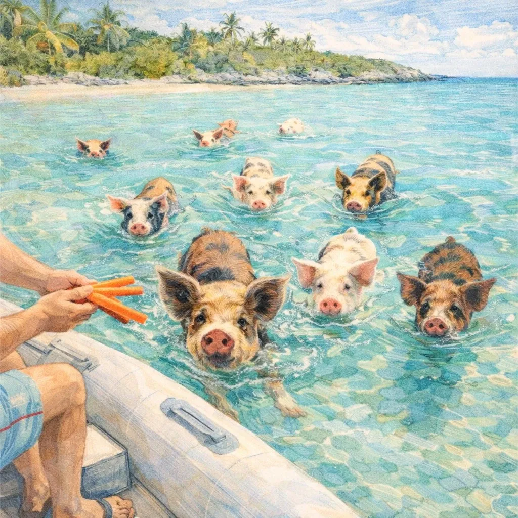 Big Major Cay (Pig Beach)