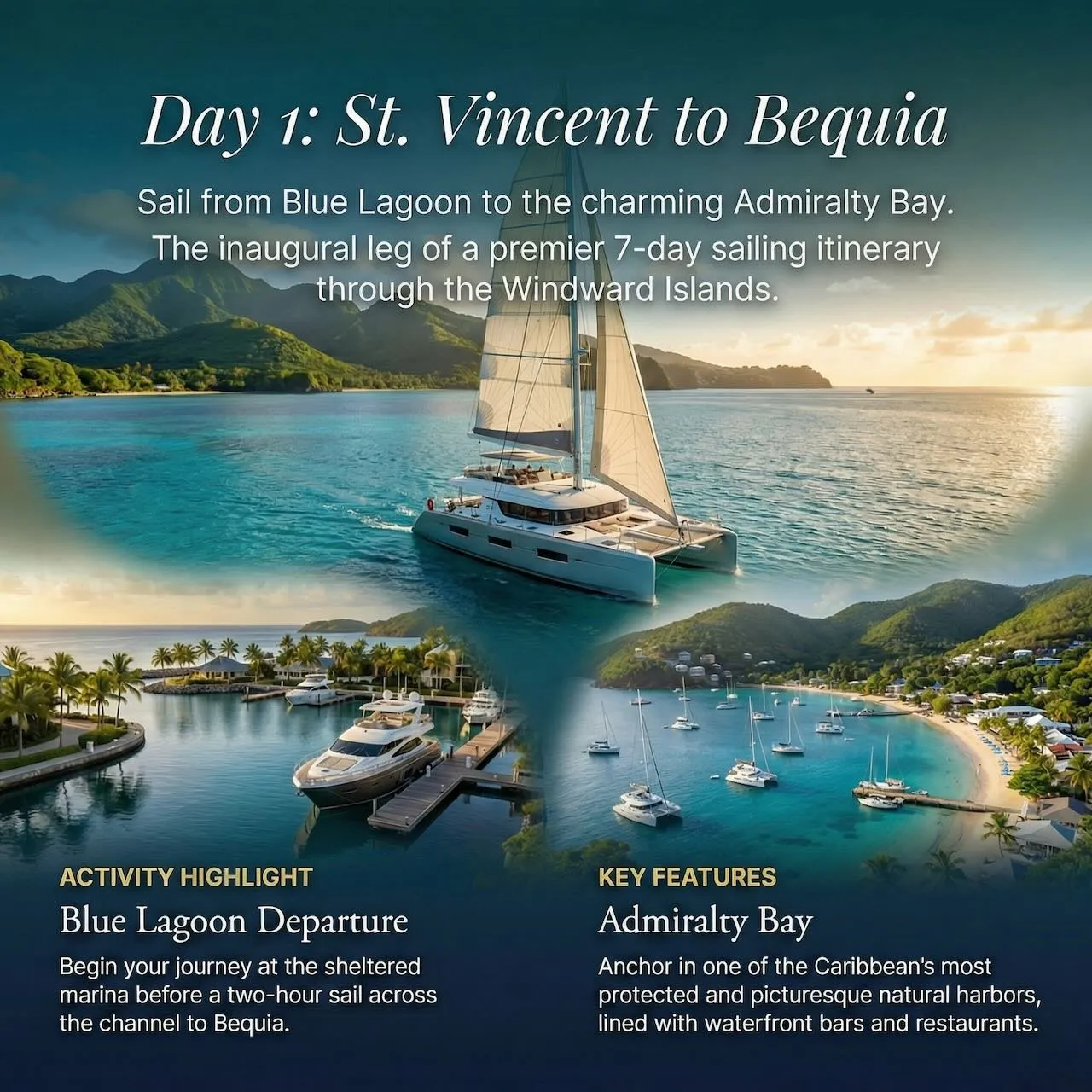 Windward Southbound Itinerary Day1