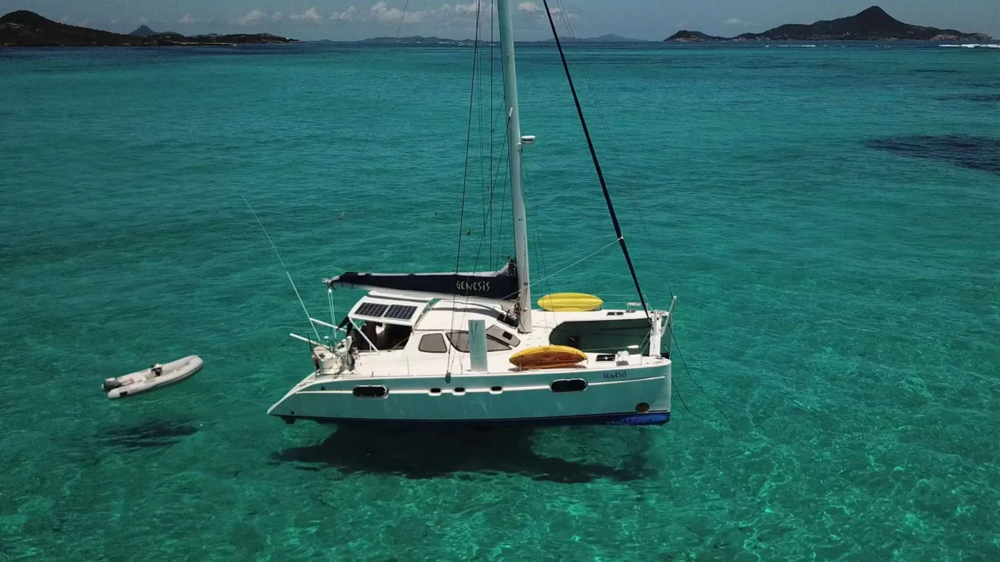 <p>GENESIS floating in Caribbean Blue</p>