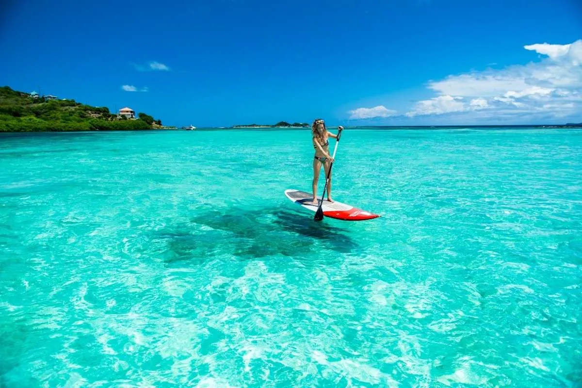 <p>Paddleboarding</p>