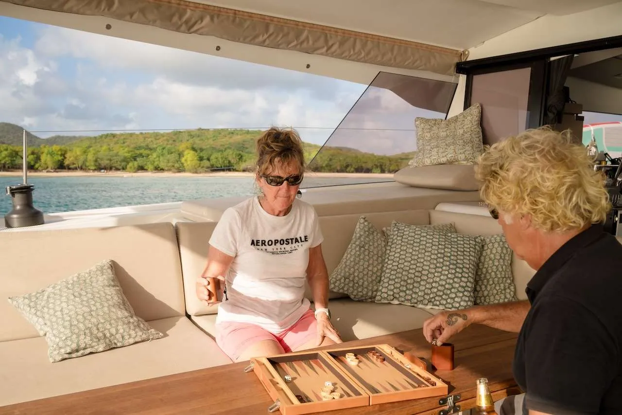 <p>Backgammon onboard</p>