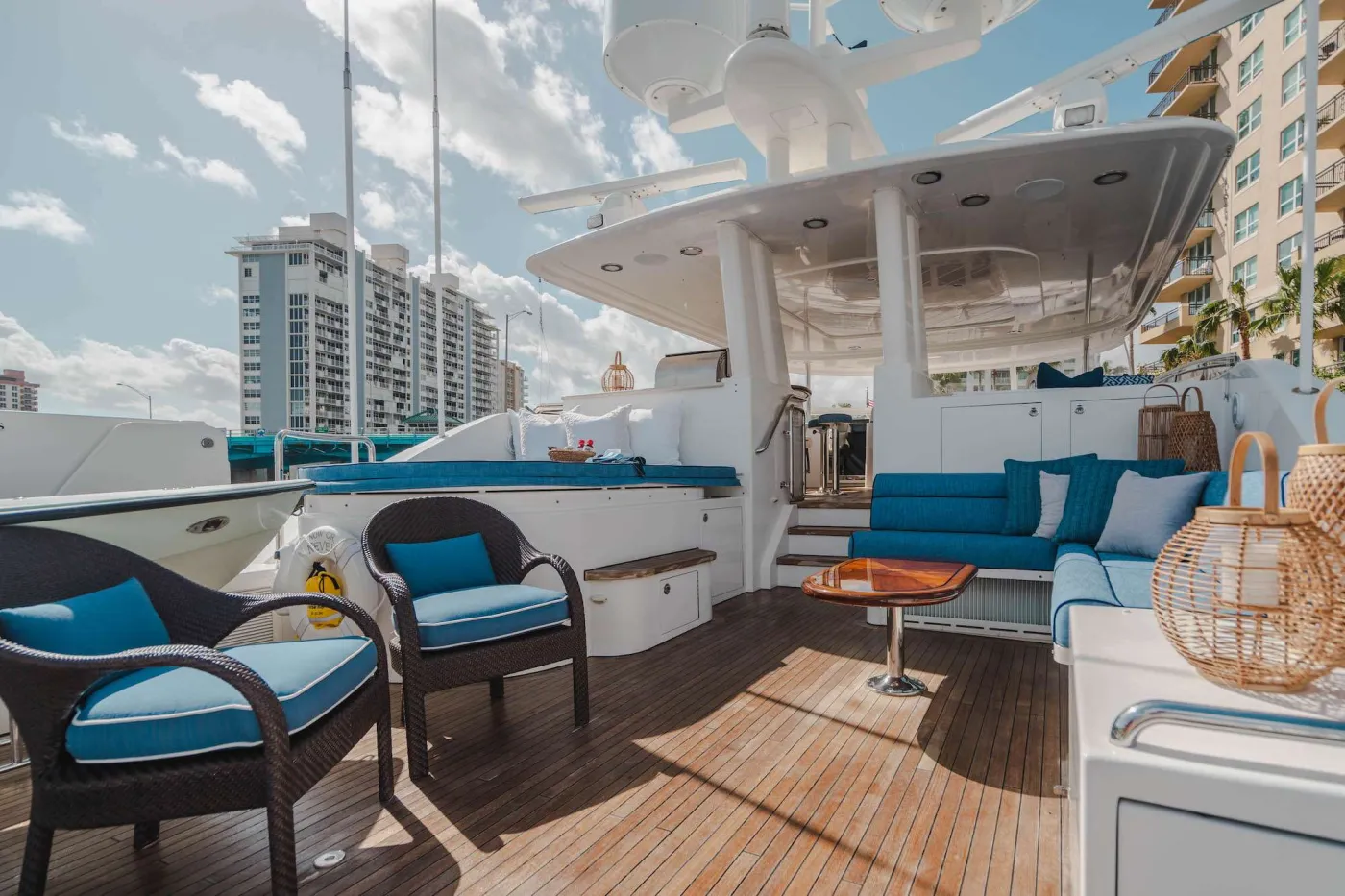 <p>Flybridge Seating</p>