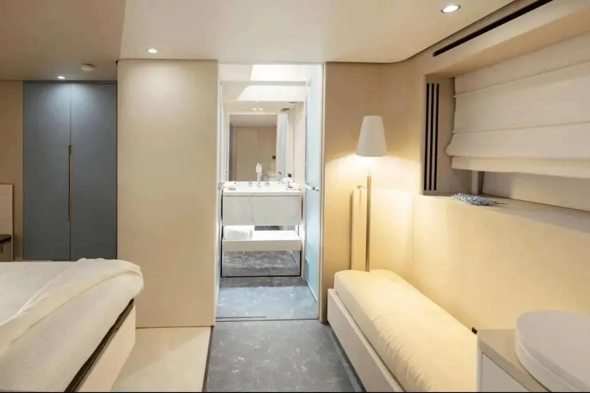 <p>Master suite vanity view</p>