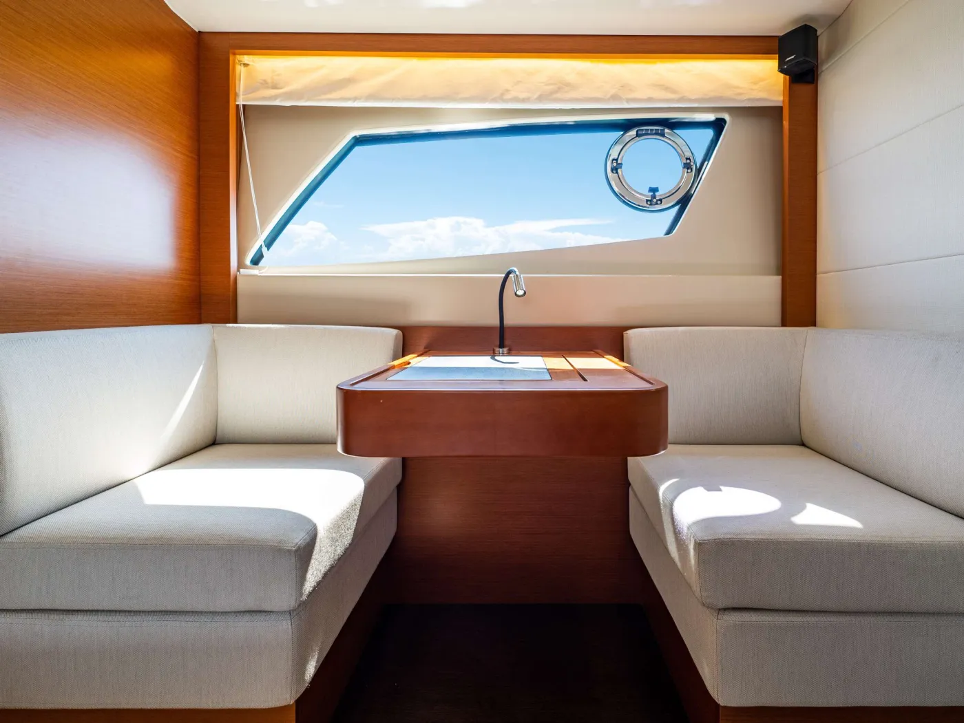 <p>Master suite vanity view</p>