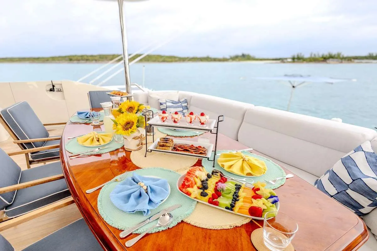 <p>Aft Deck Dining</p>