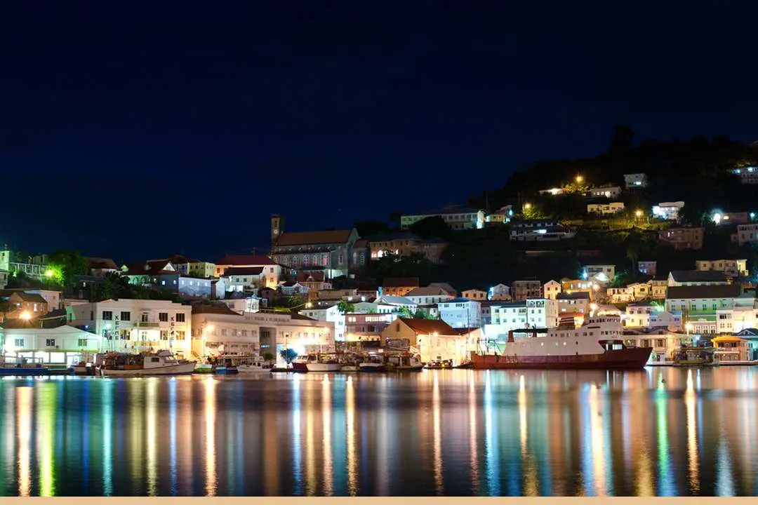 <p>St. Georges at night</p>