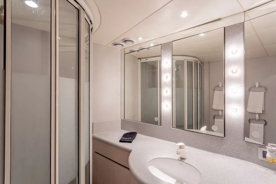 <p>Twin suite head and shower</p>