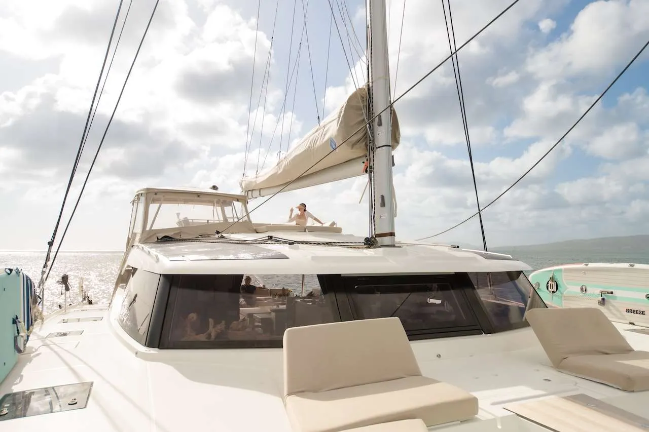 <p>Aft view from foredeck</p>