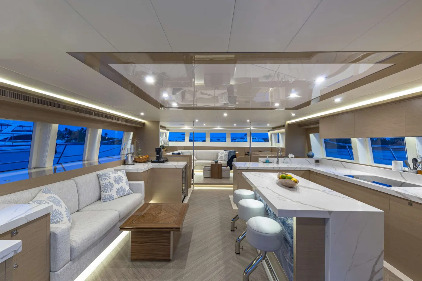 <p>Galley and Galley Seating Area</p>