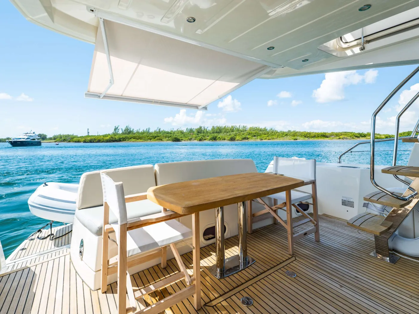 <p>Aft deck view</p>