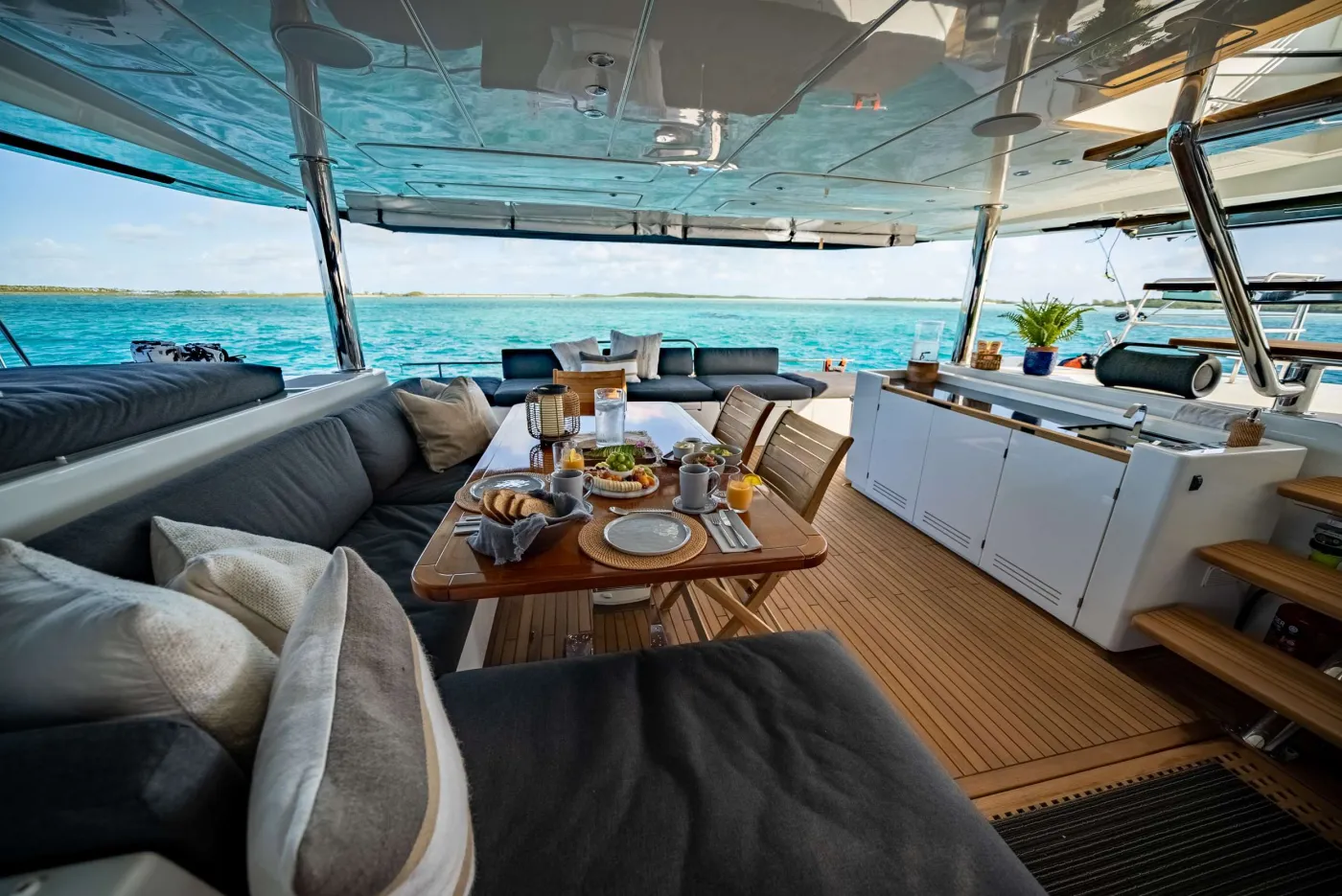 <p>Cockpit dining area</p>