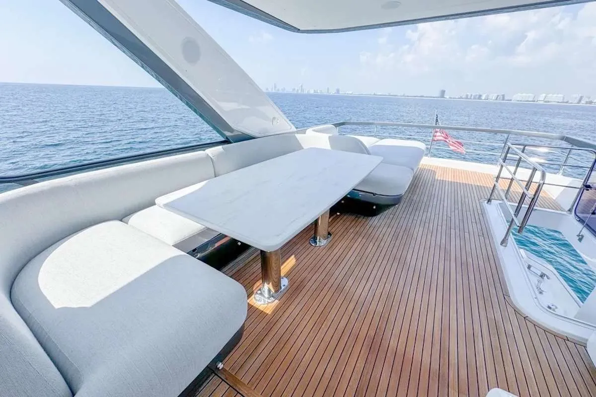 <p>Flybridge view</p>