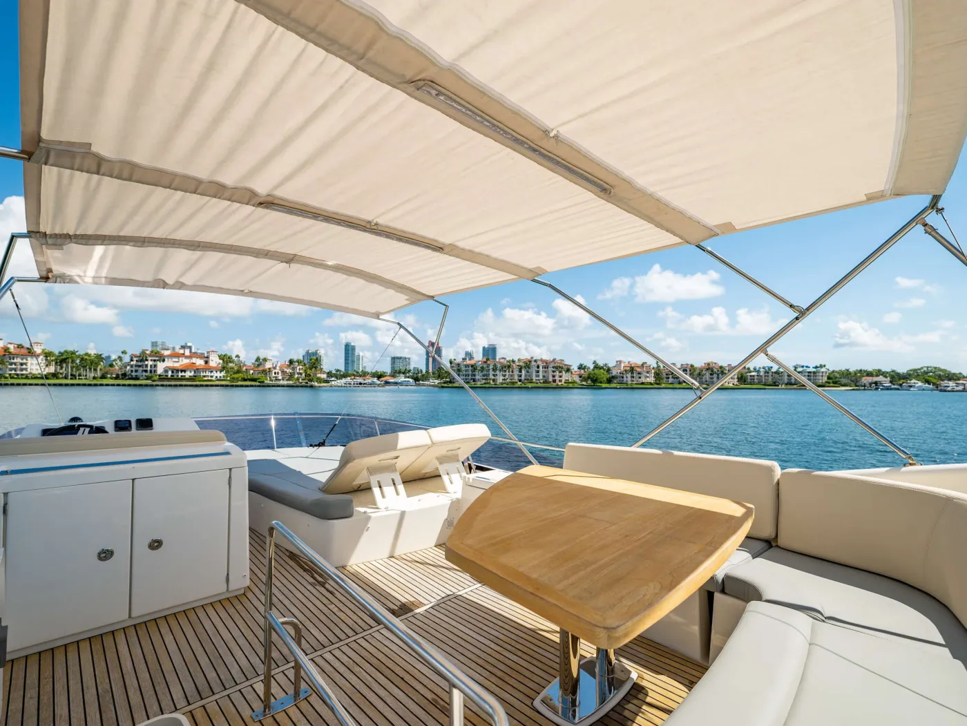<p>Flybridge view</p>