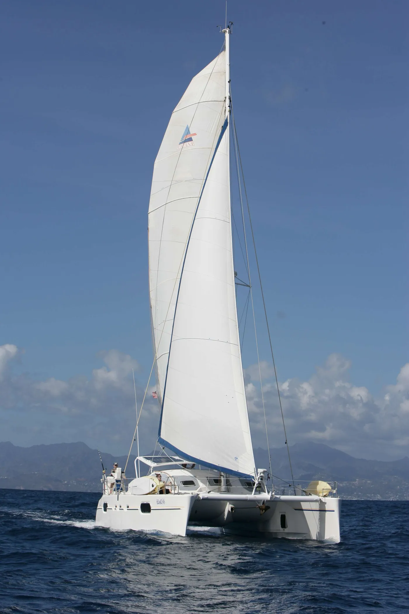 <p>GENESIS under sail</p>