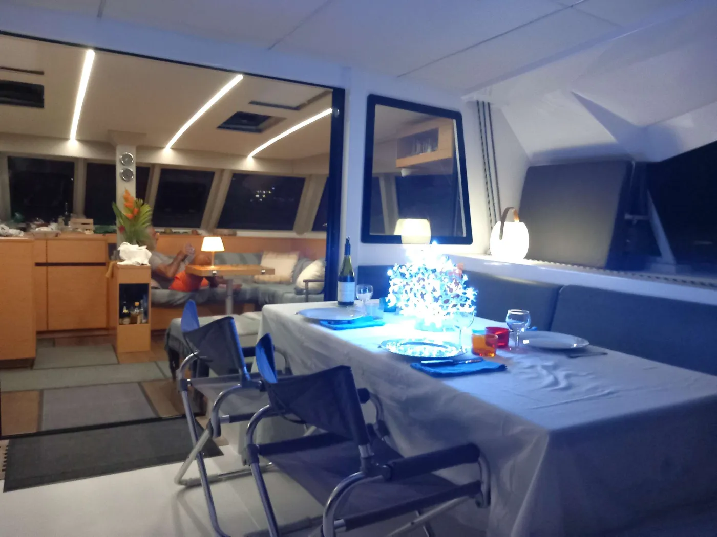 <p>Rear Deck dining area</p>